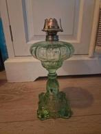 Olielamp groen, Antiek en Kunst, Antiek | Lampen, Ophalen of Verzenden