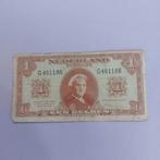 1 gulden muntbiljet uit 1945 ZFR
Serie nummer G 461186, Ophalen of Verzenden, 1 gulden, Los biljet