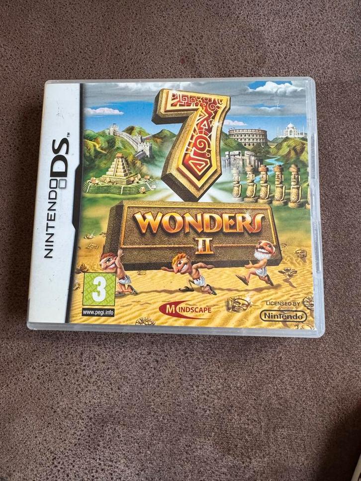 7 Wonders II - Nintendo DS - Compleet!, Spelcomputers en Games, Games | Nintendo DS, Gebruikt, Puzzel en Educatief, 1 speler, Vanaf 3 jaar