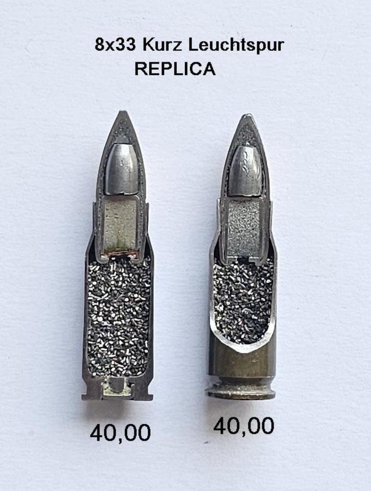 8x33 Sturmgewehr MP43 L' SPUR DOORSNEDEN, Verzamelen, Militaria | Tweede Wereldoorlog, Landmacht, Hulzen of Bodemvondsten, Duitsland