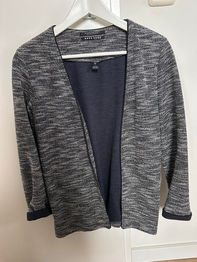Scotch & Soda Blazer Maat XS, Kleding | Dames, Jasjes, Kostuums en Pakken, Zwart, Scotch & Soda, Ophalen of Verzenden, Zo goed als nieuw