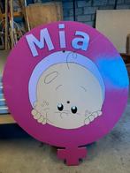 Geboortebord meisje, Kinderen en Baby's, Kraamcadeaus en Geboorteborden, Ophalen, Gebruikt, Geboortebord