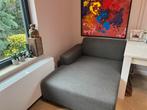 Chaise longue Montel antraciet, Huis en Inrichting, Banken | Sofa's en Chaises Longues, Ophalen, Eenpersoons, Modern strak, Zo goed als nieuw