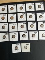 WILHELMINA COMPLETE SERIE 10 CENT 1911-1941 FOTO/ADV, Postzegels en Munten, Munten | Nederland, Zilver, 10 cent, Koningin Wilhelmina