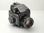 Mamiya M645 + AE-zoeker + 80mm F2.8 Sekor-C, Ophalen of Verzenden, Gebruikt, Spiegelreflex, Overige Merken