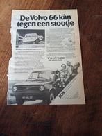Advertentie van Volvo 66 stootje 1977, Ophalen of Verzenden, Zo goed als nieuw, Auto's