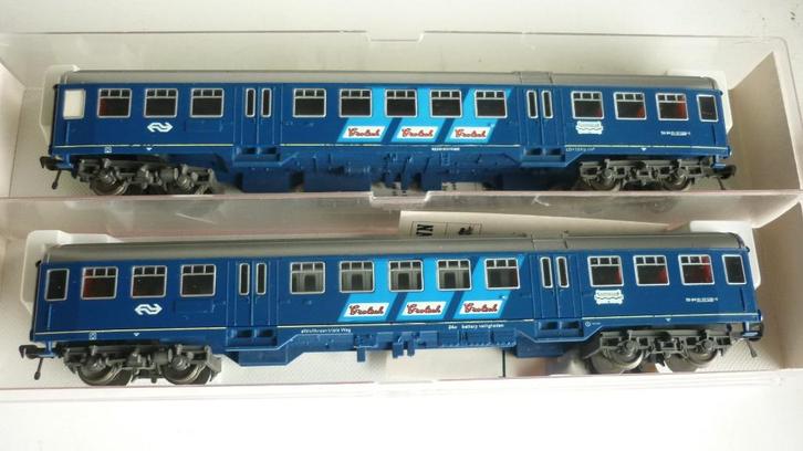 2 Fleischmann H0 5156 plan W NS rijtuigen in ovp, Hobby en Vrije tijd, Modeltreinen | H0, Gebruikt, Wagon, Gelijkstroom, Fleischmann
