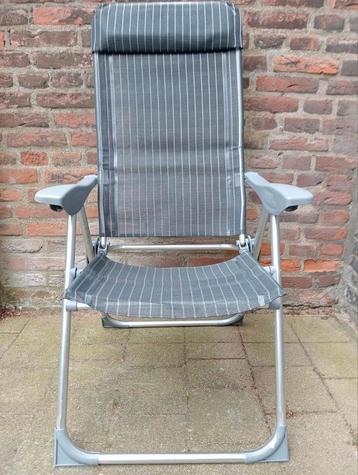 Inklapbare aluminium tuinstoel met 4 standen! beschikbaar voor biedingen