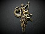 6 Kapstokhaken met Neptunus zeegod dolfijn vis mythologisch, Antiek en Kunst, Ophalen of Verzenden