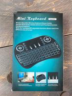 Mini Draadloos Toetsenbord met Touchpad, Computers en Software, Toetsenborden, Multimediatoetsen, Nieuw, Ophalen of Verzenden