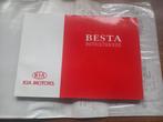 Instruktieboek KIA BESTA met mapje 1999 NL, Ophalen of Verzenden