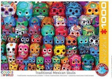 Eurographics - Traditional Mexican Skulls - 1000 stukjes beschikbaar voor biedingen
