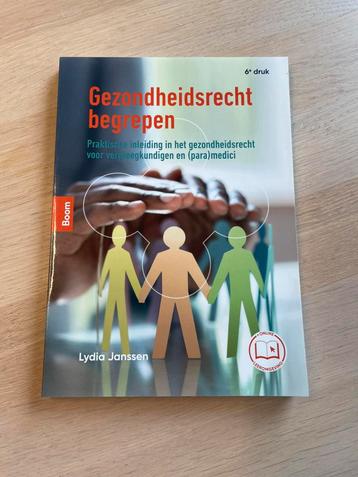Gezondheidsrecht begrepen 6de druk, Lydia Janssen beschikbaar voor biedingen