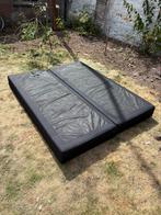 Zwarte Boxspring, Huis en Inrichting, Ophalen, Zwart, Tweepersoons, Zo goed als nieuw
