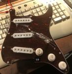 Te Koop: Pearl-red loaded stratocaster slagplaat gitaar., Ophalen of Verzenden, Zo goed als nieuw, Elektrische gitaar