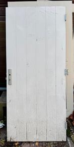 Achterdeur 210x93 Rechtsdraaiend SKG, Doe-het-zelf en Verbouw, Deuren en Horren, Ophalen, Gebruikt, 80 tot 100 cm, Buitendeur