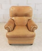 Comfortabele leren Italiaanse design fauteuil, Ophalen