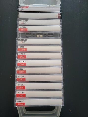 Casettebandjes TDK & Sony - Diverse Lengtes beschikbaar voor biedingen