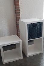 2x ikea kallax Vakkenkast met mand, Huis en Inrichting, Ophalen, Zo goed als nieuw