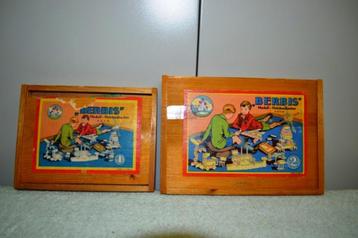 2 Mooie houten berbis speelgoed uit de jaren 1950 NR 5443 beschikbaar voor biedingen