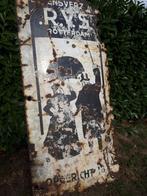 Vintage reclamebord, Ophalen, Gebruikt