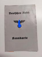 Deutsches Reich Kennkarte, Verzamelen, Militaria | Tweede Wereldoorlog, Nederland, Ophalen of Verzenden, Landmacht