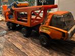 Tonka Joustra truck met 2 joustra raceauto’s, Antiek en Kunst, Ophalen of Verzenden