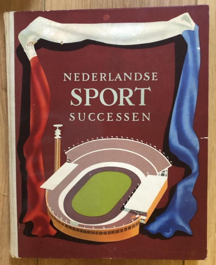 Vintage verzamelboek Leeuwenzegel Nederlands sportsucces, Boeken, Prentenboeken en Plaatjesalbums, Gelezen, Plaatjesalbum, Ophalen of Verzenden