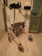 Schaal rollator met stokhouder kleur grijs, Diversen, Rollators, Ophalen, Gebruikt