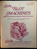 BALLY SLOT MACHINES SERVICE MANUAL, Euro, Ophalen of Verzenden, Zo goed als nieuw