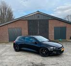 Volkswagen Scirocco 2.0 TSI DSG 2008 Zwart, Auto's, 4 cilinders, 1984 cc, 4 stoelen, Zwart