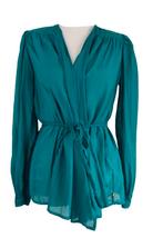 Fabienne Chapot Zoya Turquoise Blouse XS, Kleding | Dames, Ophalen of Verzenden, Zo goed als nieuw, Fabienne Chapot, Maat 34 (XS) of kleiner