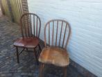Vintage Windsor Stoelen Set, Huis en Inrichting, Stoelen, Gebruikt, Twee, Bruin, Vintage