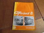 Instructieboek Alfa Romeo Alfasud Ti 1974, Ophalen of Verzenden