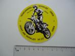 sticker oud Kreidler Motorcross Verwijst Uden geert jan retr, Verzenden, Zo goed als nieuw, Bedrijf of Vereniging