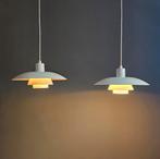 Set Vintage PH 4/3 Hanglampen Louis Poulsen Deens design, Ophalen of Verzenden, Zo goed als nieuw, X, Metaal