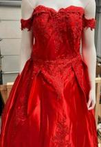 Trouwjurk Sweetheart Off Shoulder - Satijn baljurk gala jurk, Trouwjurk, Nieuw, Ophalen of Verzenden, H