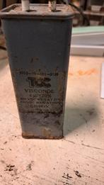 Vintage TCC Visconol & Papier Olie Condensatoren, Ophalen of Verzenden