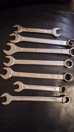 Set Steek-/Ringsleutels Diverse Maten, Doe-het-zelf en Verbouw, Gereedschap | Handgereedschap, Ophalen of Verzenden, Gebruikt