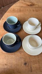 Denby engeland 4 kop en schotels, Verzamelen, Ophalen of Verzenden, Zo goed als nieuw, Kop en/of schotel