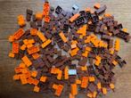 Lot LEGO 200 Bricks Reddish Brown Oranje diverse afmetingen, Ophalen of Verzenden, Gebruikt, Losse stenen, Lego