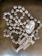 Grote(!) alabasten rozenkrans, Antiek en Kunst, Antiek | Religie, Ophalen of Verzenden