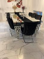 Stunning & Unique Dining Table with Eight Chairs, Huis en Inrichting, Tafels | Eettafels, Ophalen, Gebruikt, 100 tot 150 cm, 200 cm of meer