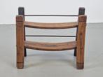 set 2 Vintage eiken houten brutalist wijnrek japandi ´60, Huis en Inrichting, Woonaccessoires | Wijnrekken, Ophalen of Verzenden