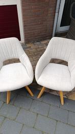 MOODS Paris Eetkamerstoelen - Set van 2, Ophalen, Hout, Twee, Wit