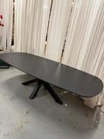 Zwarte deens ovale eettafel 240 x 110 cm, Ophalen