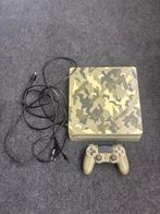 Ps4 slim 1TB groene camo editie compleet met eventueel games, Ophalen of Verzenden, Zo goed als nieuw, Met 1 controller, Slim