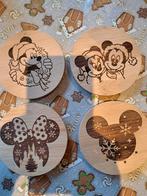 Mickey Mouse Kerst Onderzetters - Bamboe, Ophalen of Verzenden, Nieuw, Glas of Kopje