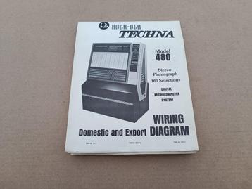 Technisch Schema: Rock-Ola 480/ Techna (1980) jukebox beschikbaar voor biedingen