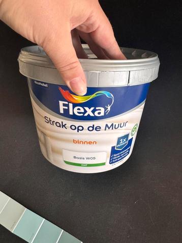 Flexa muurverf blauw 2.5 liter verkeerd uitgekozen beschikbaar voor biedingen